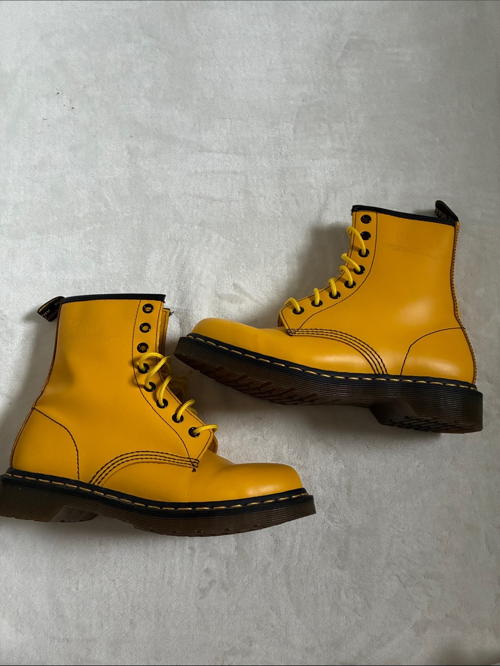 Dr. Martens 1460 Yellow boots